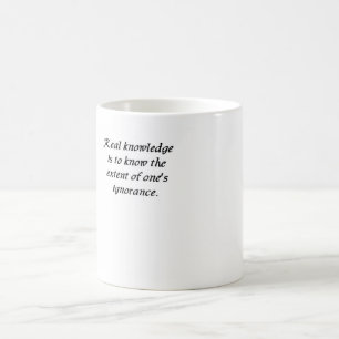 Confucius quote 13 - knowledge mug