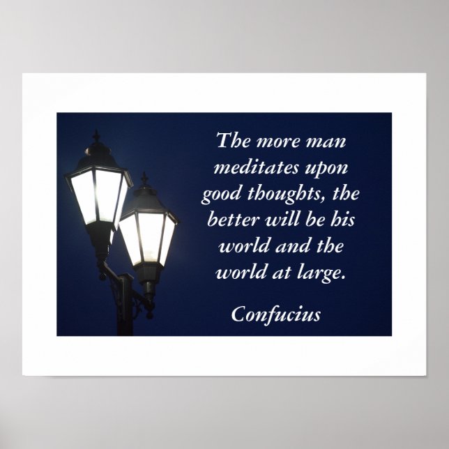 Confucius quote - art print (Front)