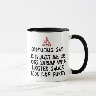 Confucius say Chinese tea mug