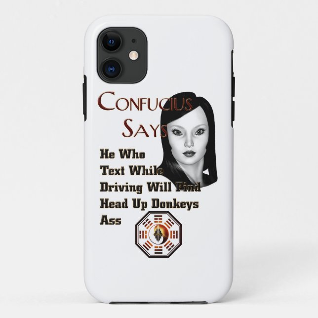 Confucius Says Case-Mate iPhone Case (Back)