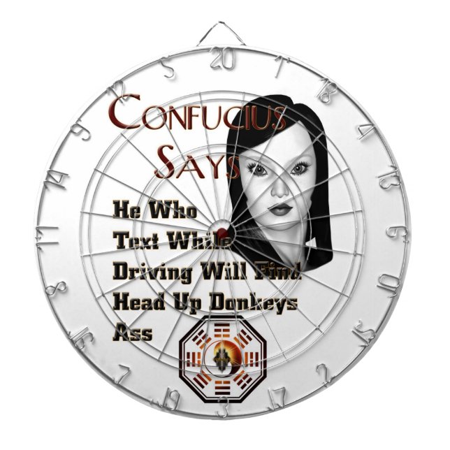 Confucius Says Dartboard (Front)