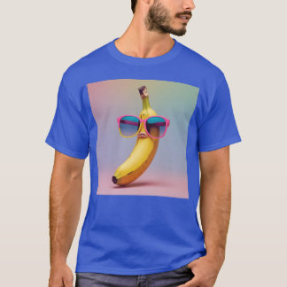Confused Banana Retro 90s Meme Art gift T-Shirt