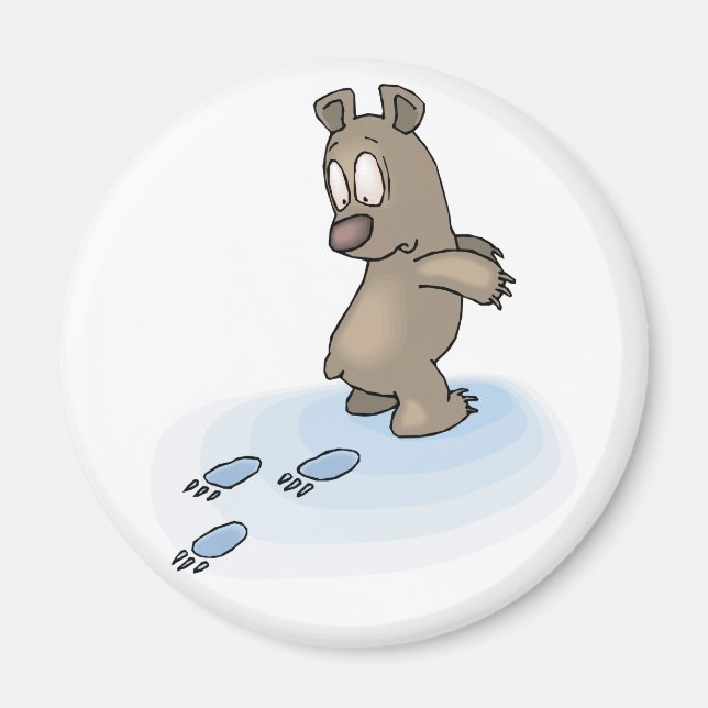 Confused Bear Magnet (Front)