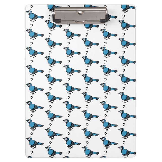 Confused Bird Clipboard (Front)