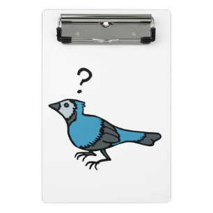Confused Bird Mini Clipboard