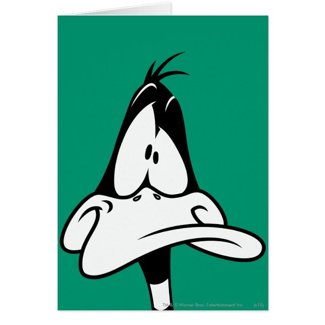 Confused DAFFY DUCK™ Face (Front)