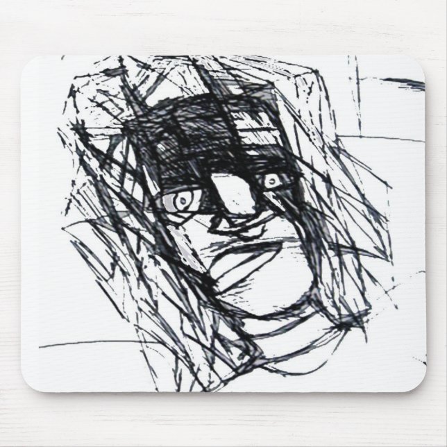 CONFUSED DREAD MOUSE PAD (Front)