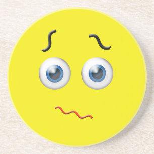 Confused  Emoji Coaster
