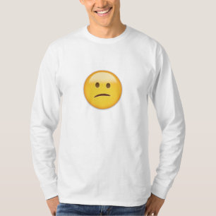Confused Face Emoji T-Shirt