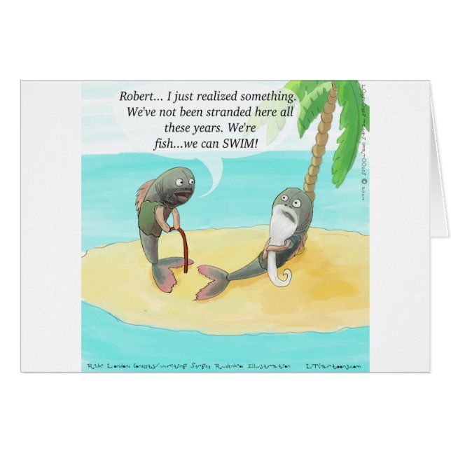 Confused Fish Funny (Front Horizontal)