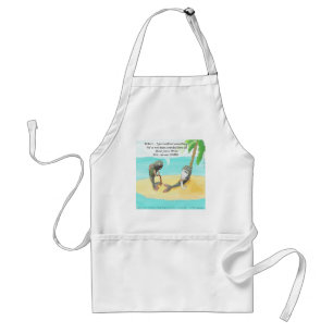 Confused Fish Funny Standard Apron