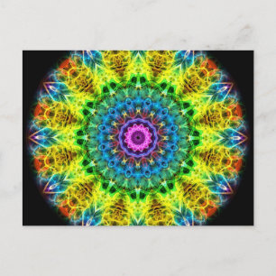 confused harmony kaleidoscope postcard