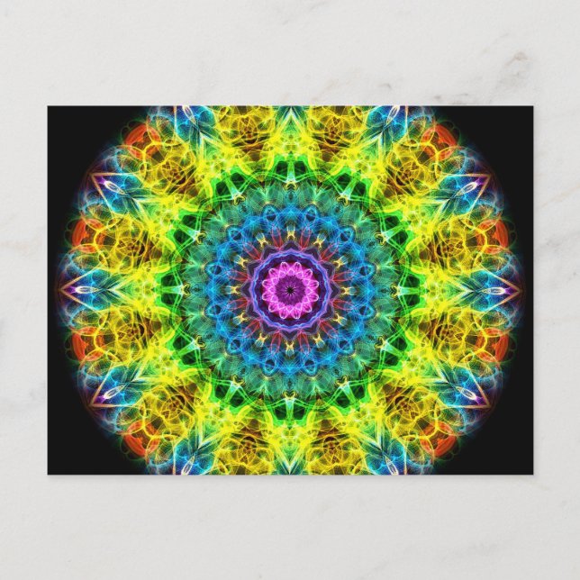 confused harmony kaleidoscope postcard (Front)