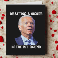 Confused Joe Biden Fantasy Football Loser Drafting