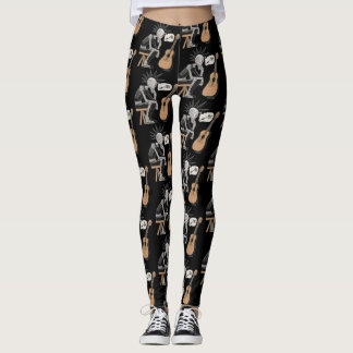 Confused Music Robot Leggings