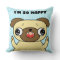 Confused Pug American MoJo Pillows