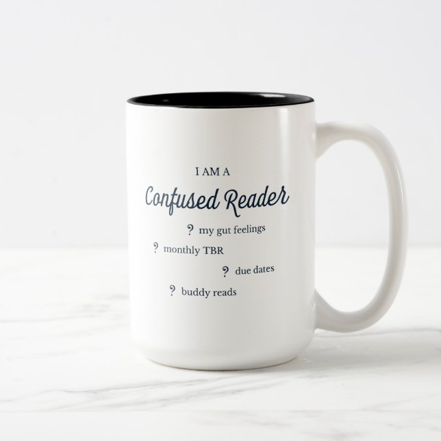 Confused Reader Mug (Right)