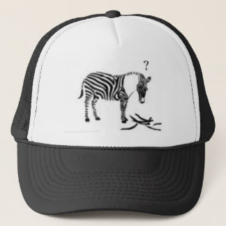 Confused Zebra Trucker Hat