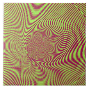 confusing hypnotic swirl lines pattern ceramic tile