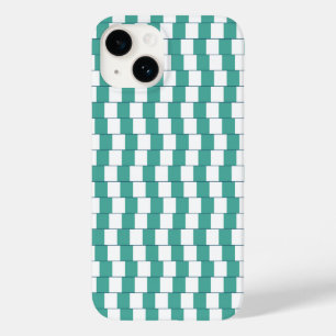 Confusing lines turquoise Case-Mate iPhone 14 case