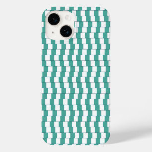 Confusing lines turquoise Case-Mate iPhone 14 case