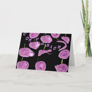 Confusion abstract Greeting Cards