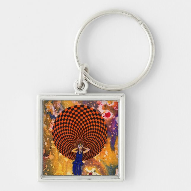 Confusion by Michael Moffa Key Ring (Front)