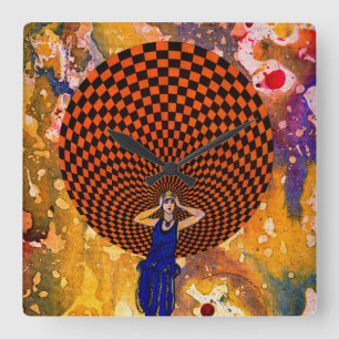 Confusion by Michael Moffa Square Wall Clock