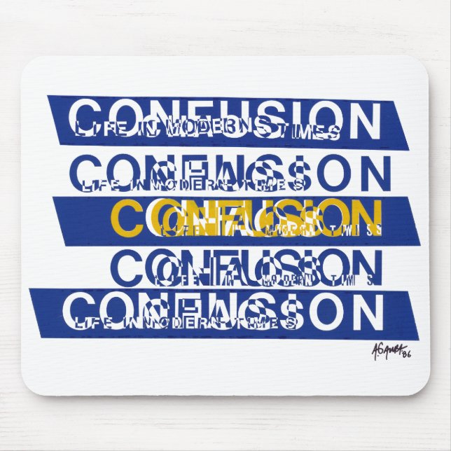 Confusion Mouse Pad (Front)