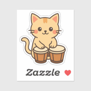 Conga Cat Percussion Beat