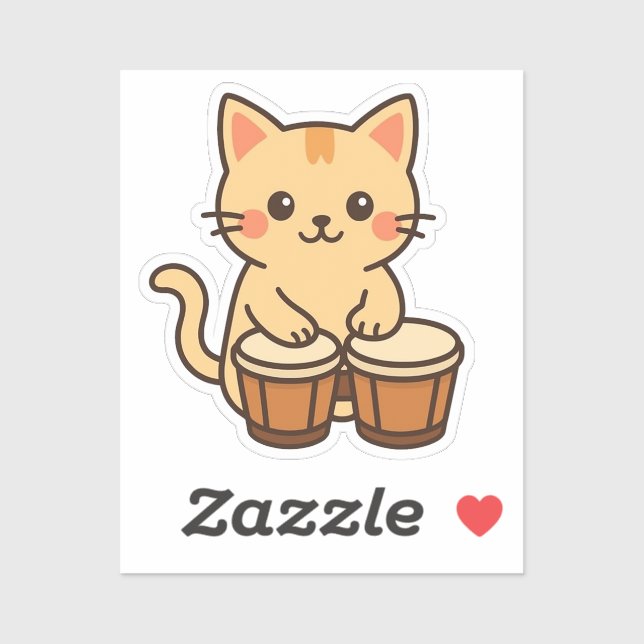 Conga Cat Percussion Beat (Sheet)