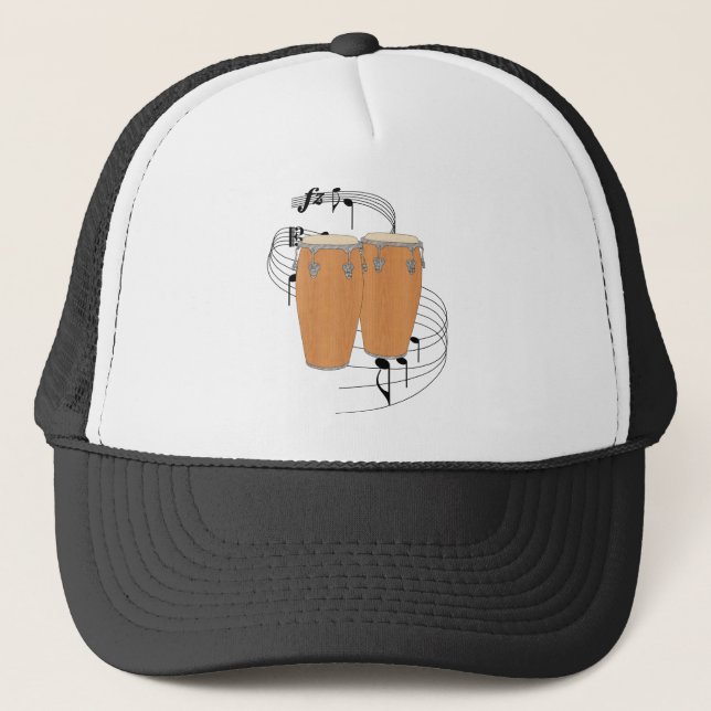 Conga Drums Trucker Hat (Front)