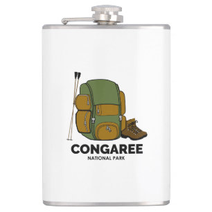 Congaree National Park Backpack Hip Flask