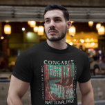 Congaree National Park Cedar Creek Vintage  T-Shirt<br><div class="desc">Congaree vector artwork design. The park preserves the largest tract of old growth bottomland hardwood forest left in the United States.</div>