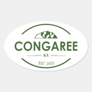 Congaree National Park Oval Sticker