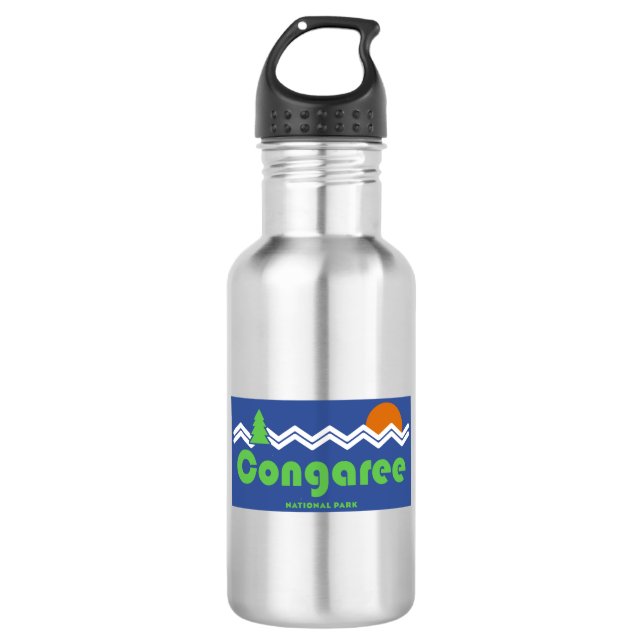 Congaree National Park Retro 532 Ml Water Bottle (Front)