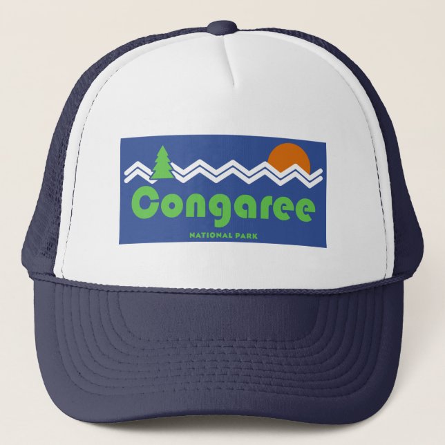 Congaree National Park Retro Trucker Hat (Front)
