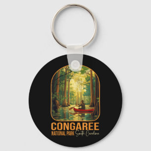 Congaree National Park South Carolina Hiking Key Ring