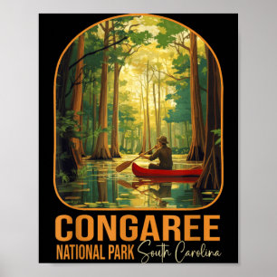 Congaree National Park South Carolina Hiking Poster