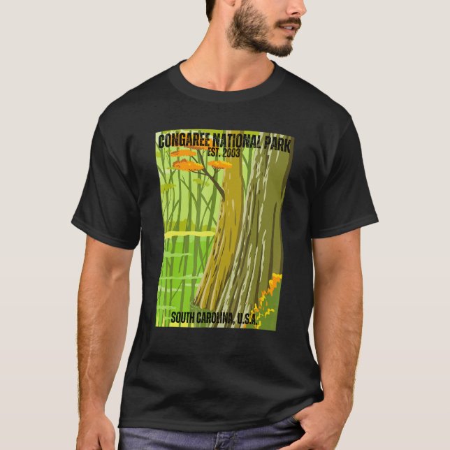 Congaree National Park South Carolina State Souven T-Shirt (Front)