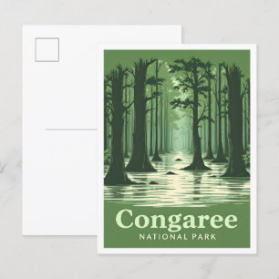 Congaree National Park South Carolina USA Travel Postcard