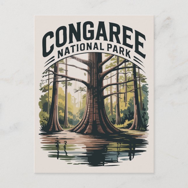 Congaree National Park South Carolina Wilderness Postcard (Front)