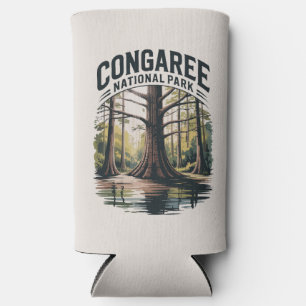Congaree National Park South Carolina Wilderness Seltzer Can Cooler