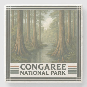 Congaree National Park Stone Coaster