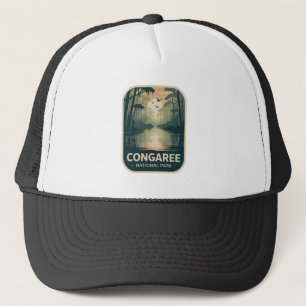 Congaree National Park Swamp Vintage Badge Trucker Hat