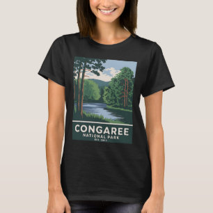Congaree National Park Vintage Camping Hiking Men T-Shirt