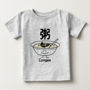 Congee Jook Rice porridge gruel bowl Chinese break Baby T-Shirt