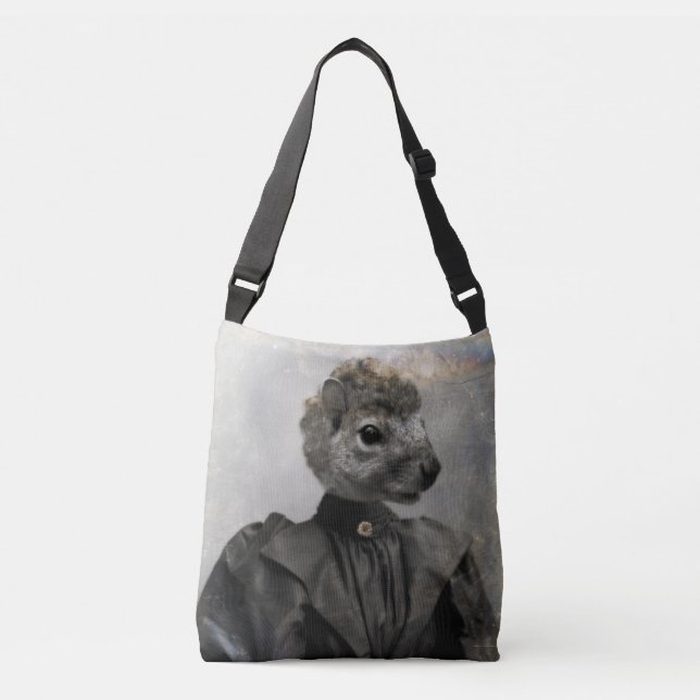 Congenial Squirrel Crossbody Bag (Front)