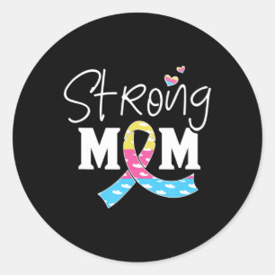 Congenital Diaphragmatic Hernia Awareness CDH Mum  Classic Round Sticker