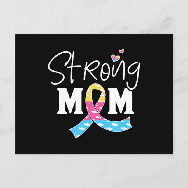 Congenital Diaphragmatic Hernia Awareness CDH Mum  Postcard (Front)